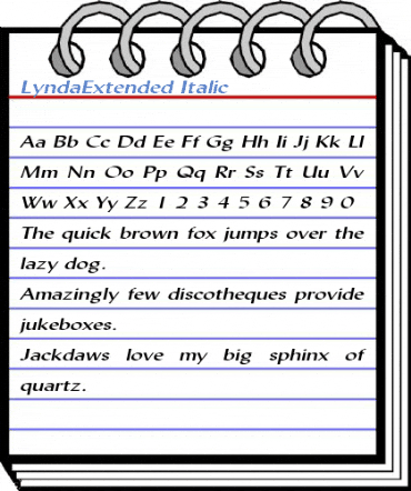 LyndaExtended Font