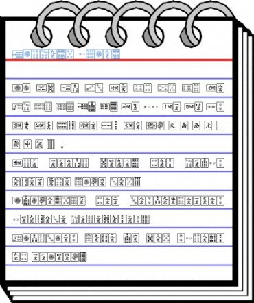 Mahjong Plain Font
