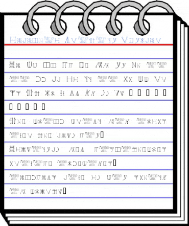 Malachim Writing Font