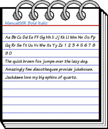 ManualSSK Font