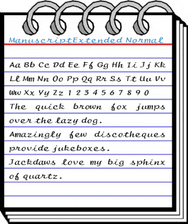 ManuscriptExtended Font