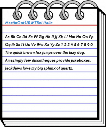 MartinGotURWTBol Font