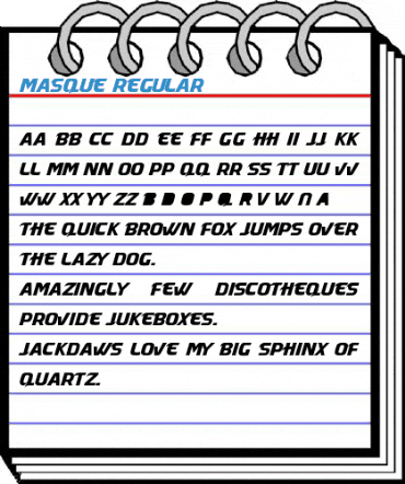 Masque Regular Font