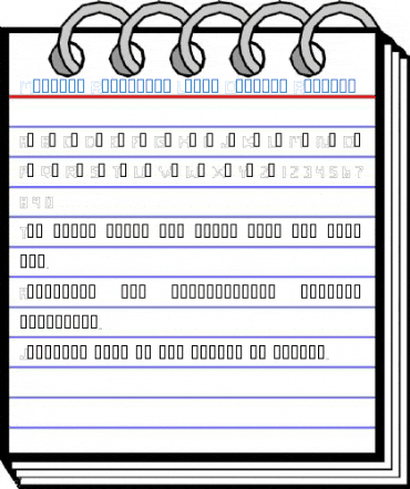 Maximum Radiation Level Outline Font