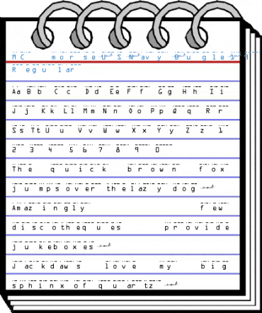 MC morse_US_Navy_Bugle_1920 S Regular Font