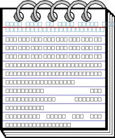 MCS Hor 1 S_I Wave 2000 Font