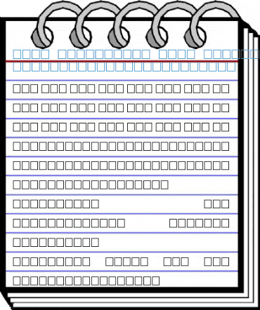 MCS Mozdalifa S_I normal. Font