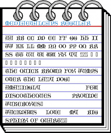 MediaevalCaps Font