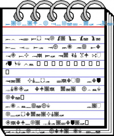 Medieval Dingbats Regular Font