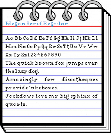 Megan Serif Regular Font