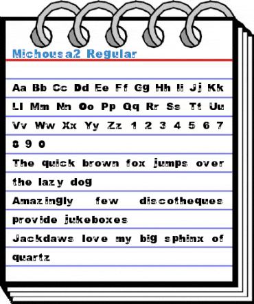 Michousa2 Regular Font