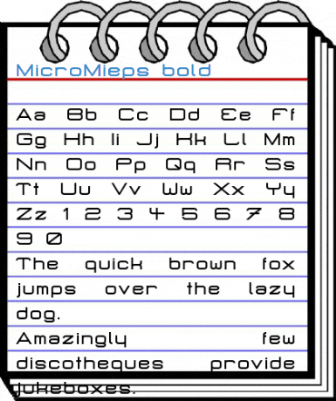 MicroMieps Font