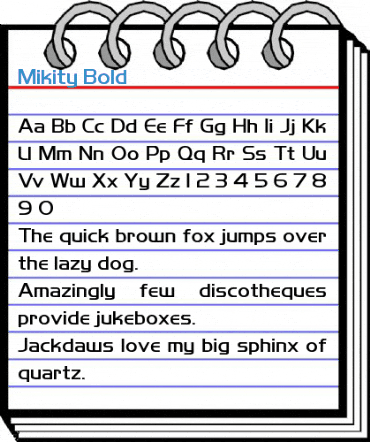 Mikity Bold Font