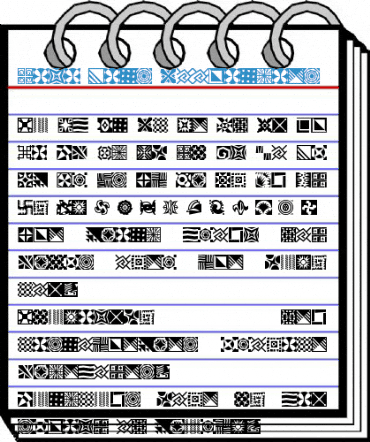 Mini Pics Doohickies Font