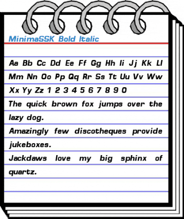 MinimaSSK Font