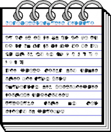 MiniPicsLilFaces Font