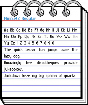 MiniSet2 Font