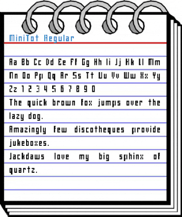 MiniTot Regular Font