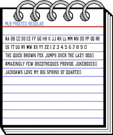 MLB Pirates Font