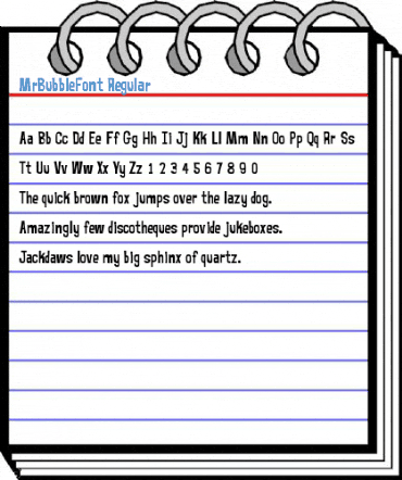 MrBubbleFont Regular Font