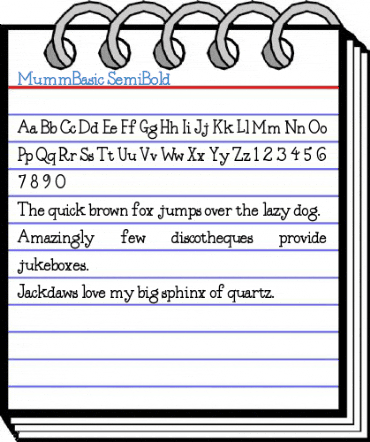 MummBasic SemiBold Font
