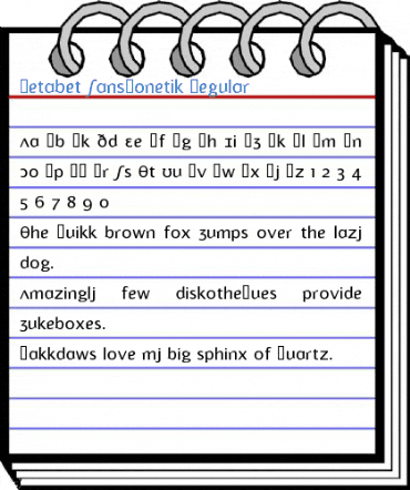 Betabet SansFonetik Regular Font