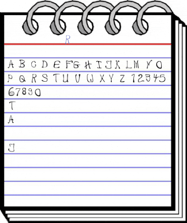 my handwriting Font