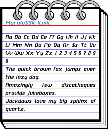 MyraloSSK Font