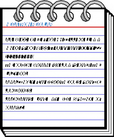 Negatron Font