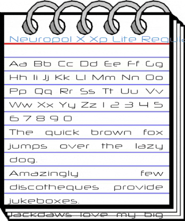 Neuropol X Xp Lite Regular Font