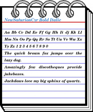 NewSaturionCyr Font