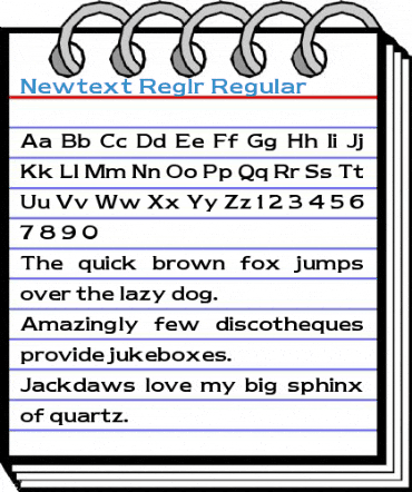 Newtext Reglr Regular Font