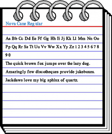 Nova Cane Font