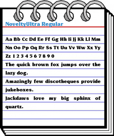 NoveltyUltra Font