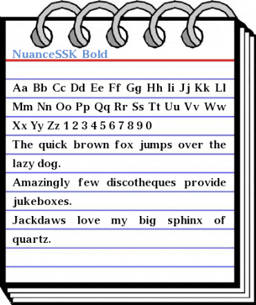 NuanceSSK Font