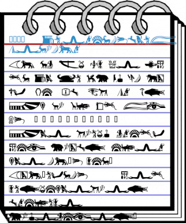 101! HieroglyphiX II Font