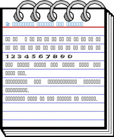 3 Prismatic Numbers DNA Font