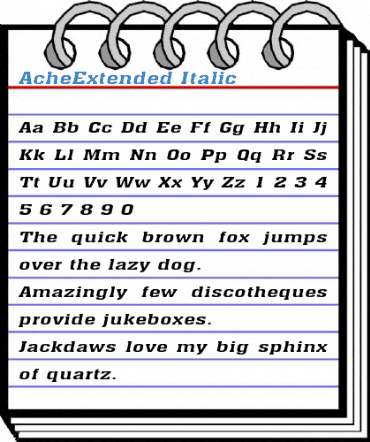 AcheExtended Font