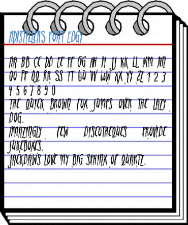 ADIstiLleRS Font Font