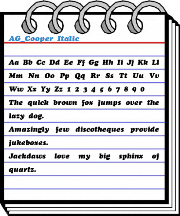 AG_Cooper Font