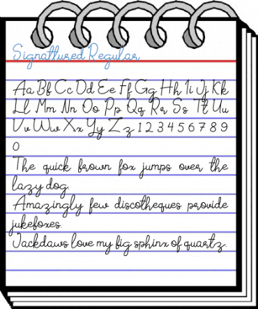 Signattured Regular Font