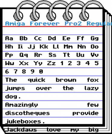 Amiga Forever Pro2 Regular Font