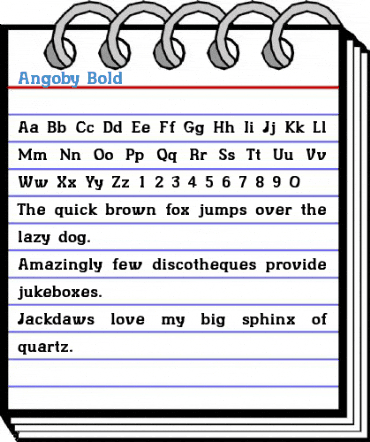 Angoby Font