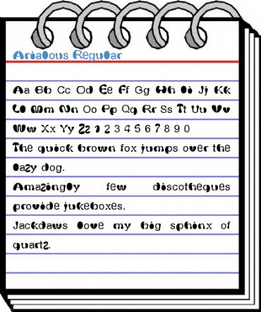 Arialous Regular Font