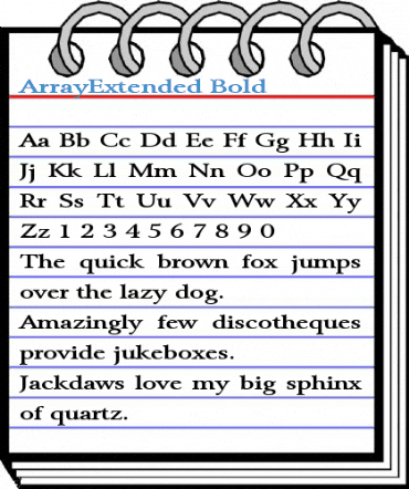 ArrayExtended Font