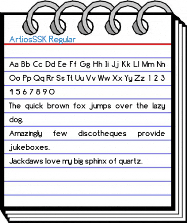 ArtiosSSK Font