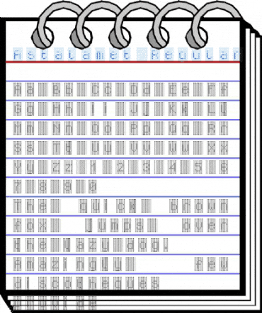 Astalamet Regular Font