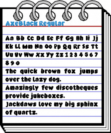 AxeBlack Font