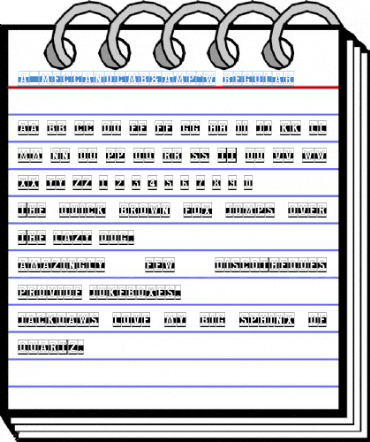 a_MeccanoCmB&W Regular Font