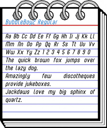 BubbleBoy2 Regular Font